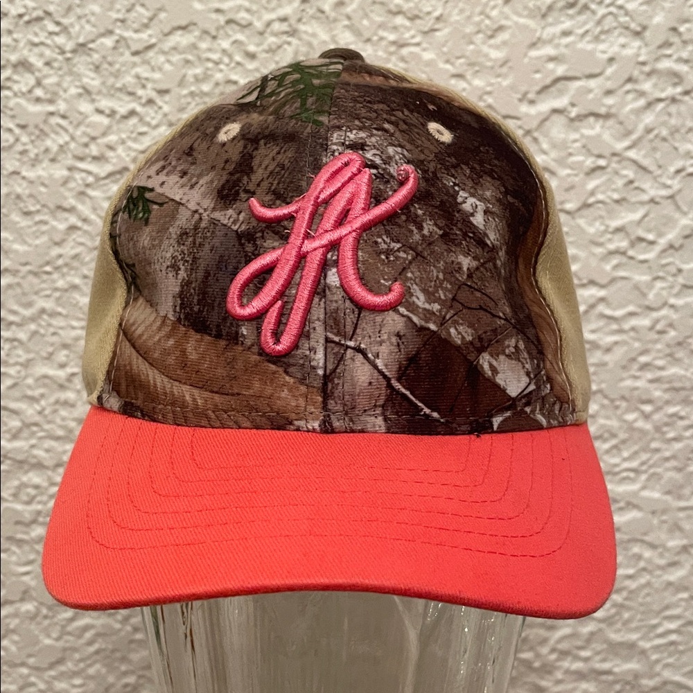 ⭐️NWOT Youth Camo & Pink LA Logo SnapBack Baseball Cap Western Sport Countrygirl